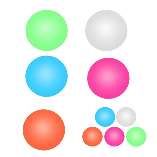 1/4 Stück TPR Stressball Langsam aufsteigender matter Knetball Spielzeug Handübung Entspannung Zuckerball Dekompression Sensorisches Fidget Spielzeug