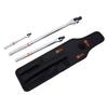 Pack of 3 Professional Breaker Bar Set 6in 10in 15in Heavy Duty Chrome Steel Hand Tool For Automotive Repair