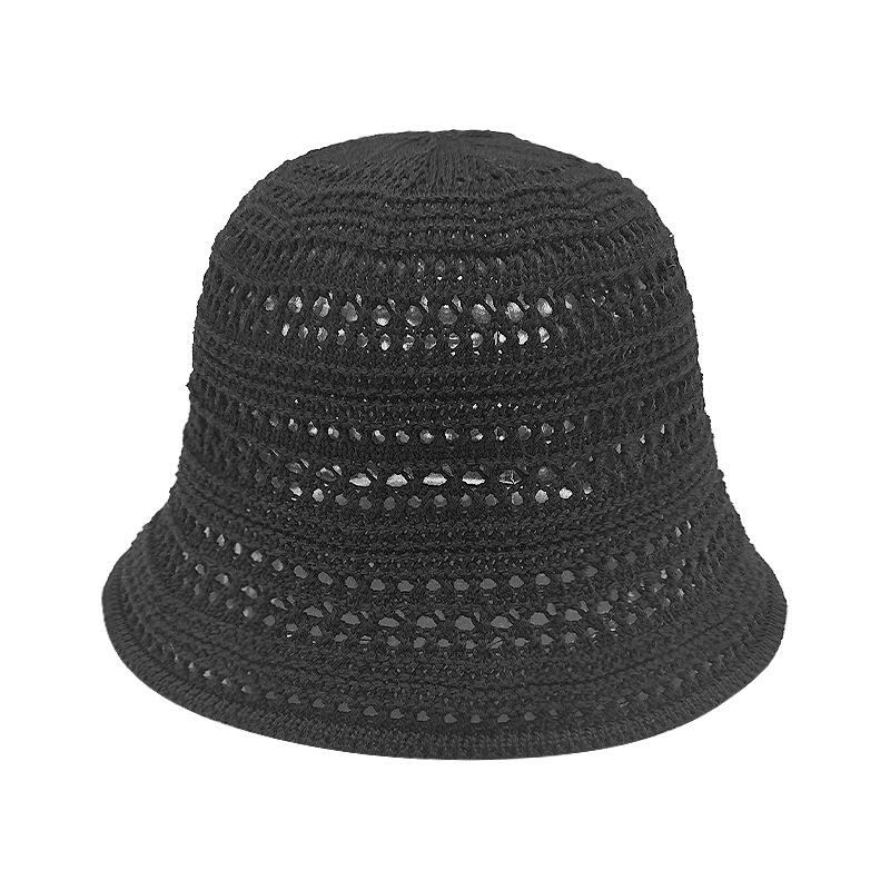 Spring and Summer Hollow Breathable Fisherman Hat Retro Mesh Cool Sun Protection Hat Casual Basin Hat