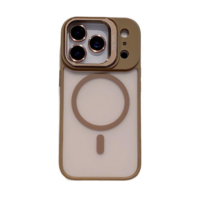 Applicable to iPhone18 skin matte magnetic mobile phone case Apple 17 magnetic lens holder lens film 16
