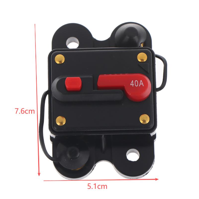 Waterproof Circuit Breaker Reset Fuse Inverter DC12V 24V 30A 40A 50A 60A 80A 100A 150A 200A 250A 300A Home Solar System Parts