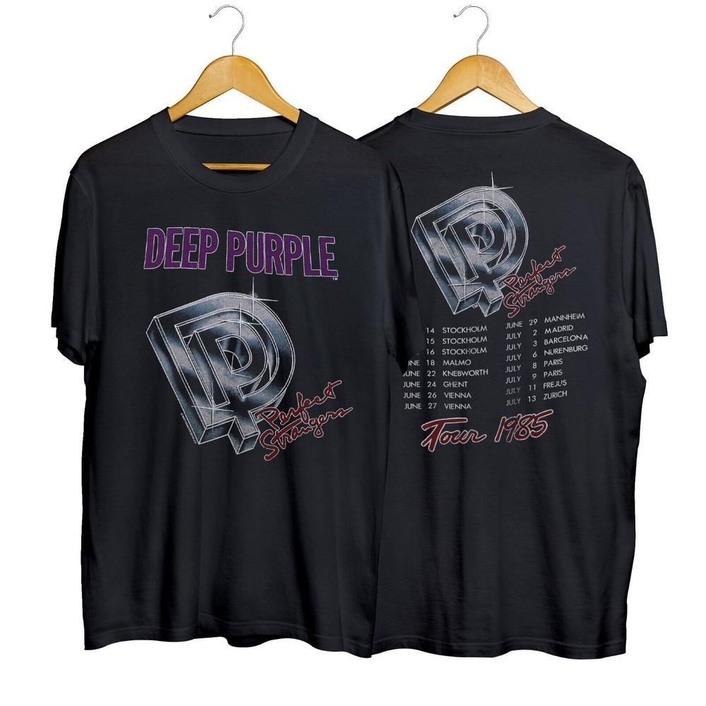 1985 Deep Purple Perfect Strangers European Tour Shirt Unisex Cotton Size S5XL Unisex T-Shirt S