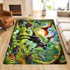 Cartoon Jungle Animal Dinosaur Rug Washable Durable Kids Game Carpet for Nursery Play Area Home Decor Living Room Playground