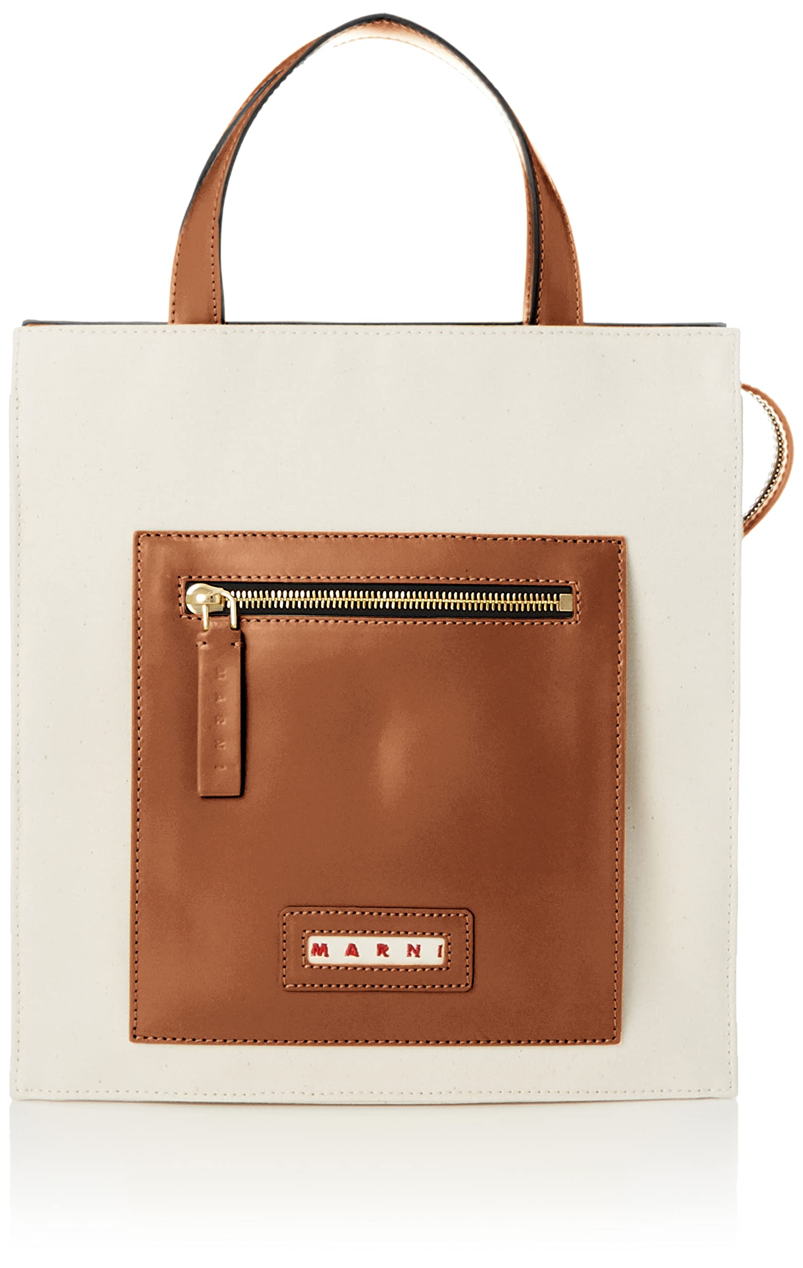 

Tote bag SHMP0068Q0P2994 STONE [Marni] Women s WHITE/MOCA [product]