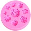 Rose Silicon Molds For Cookie Baking Fondant Chocolate Cookie 3d Pastry Moulds Wedding Decorations Silicone Kitchen Accessories