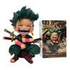 Hot 12-15cm Anime ONE PIECE 6pcs Set Monkey D Luffy Roronoa Zoro Action Figure Movie Model Toy Birthday Christmas Gift