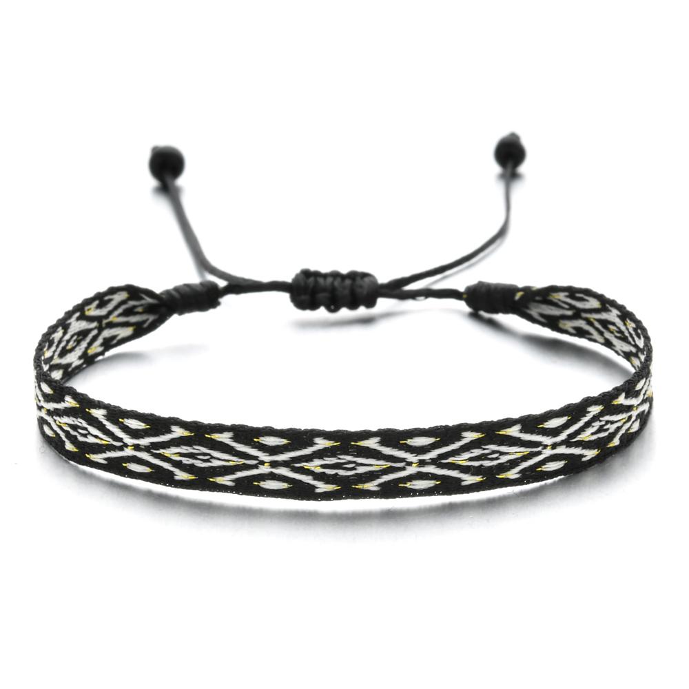 ZMZY Boho Weave Ethnic Girl Bracelets for Bohemia Women Bracelet Fashion Girl Colombian Wayuu Female Summer Beach Jewelry