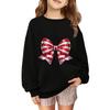 Children's Fashionable Casual Long-sleeved Loose Christmas Print Pullover Sweatshirt