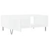  Coffee Table, White, 90x60x35 Cm, Wood-based Material
