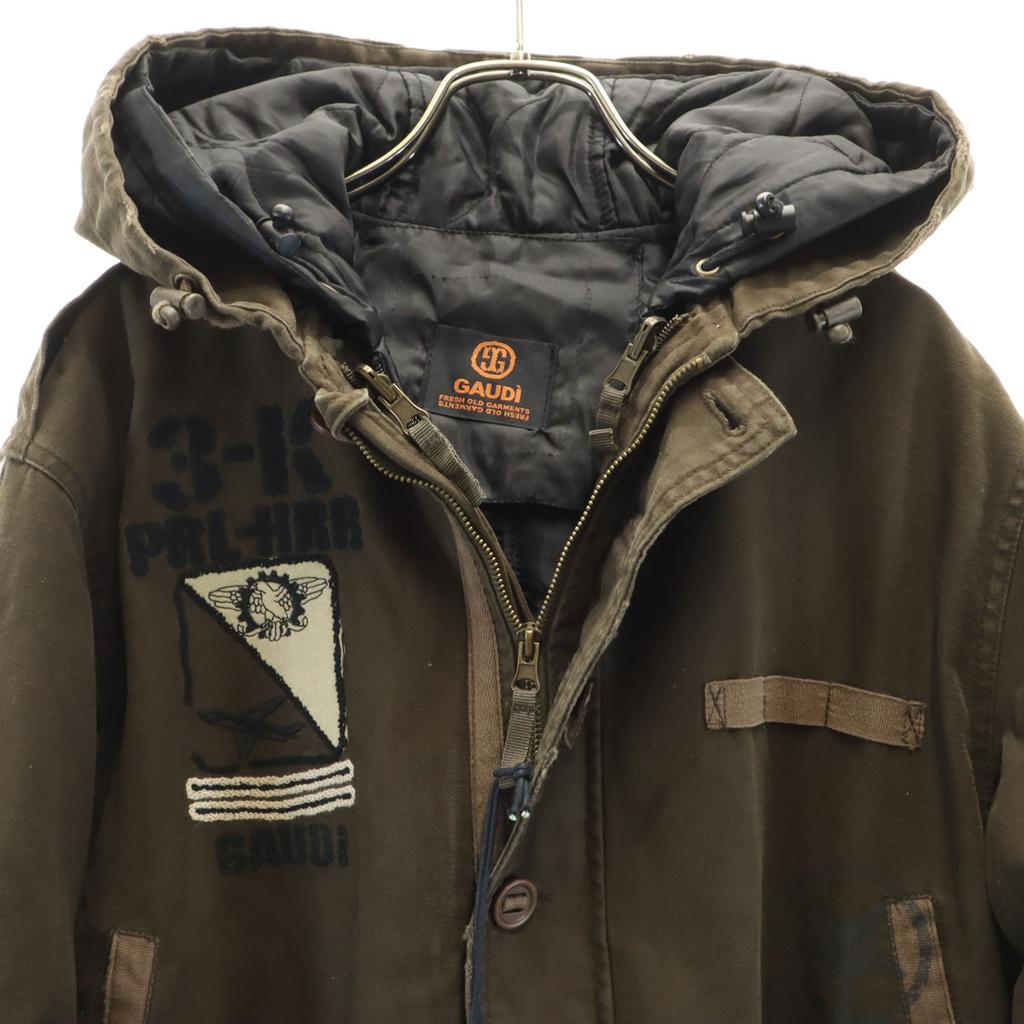 GAUDI Mod Coat L Brown Padded Liner with Hanger Men's Used