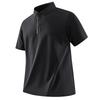 Camiseta POLO Casual de Negocios Deportiva de Manga Corta de Seda de Hielo con Cuello