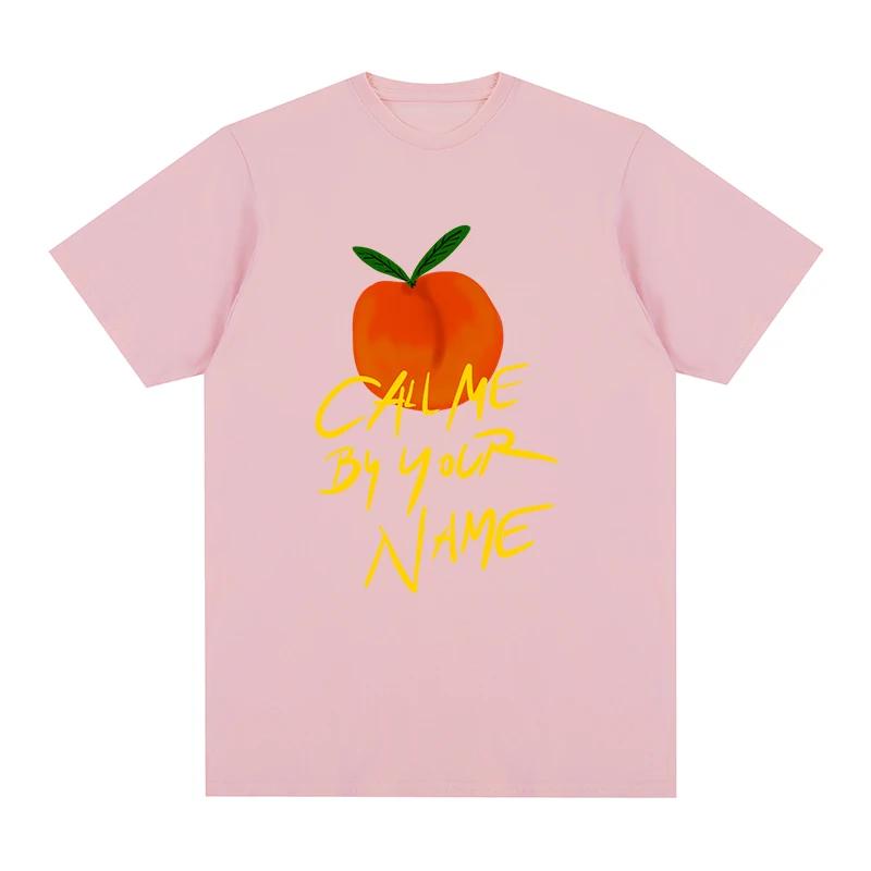 Call Me by Your Name CMBYN Peach T-shirt  Italy Timothee Chalamet Cotton Men T Shirt New TEE TSHIRT Womens Tops Unisex