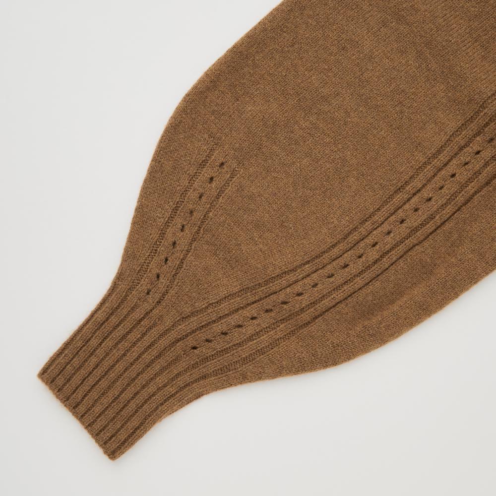 ★美品★ TODAYFUL ★ volume Knit sleeve Deck By Decollage 27727 Cream Long Sleeve Knit Top – The