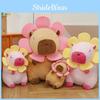 Plush Sunflower Capybara Toys Adorable Cartoon Girl Kid Holiday Dolls Gifts