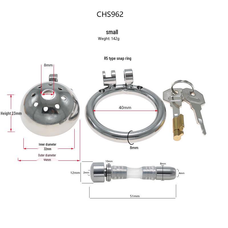 Chaqu Stainless Steel CB3000 Chastity Device Hemisphere Cage for Men