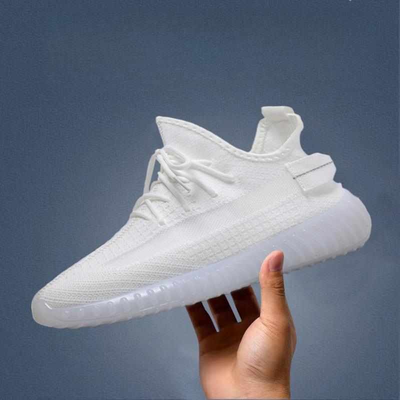 Chaussures Décontractées de Sport Crème Glacée Blanc Pur Style Homme Femme Kaki Drill Pour Chaussures Galaxy Ama Sesame Star Respirantes Été