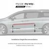 Chrysler Pacifica 2017-22 - Listwy Chrom Na Drzwi