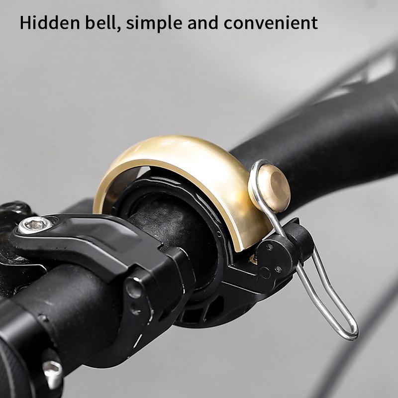 Bicycle Bell Personality Vintage Crisp And Loud Folding Bicycle Mountain Bike Bell Retro Bike Hands Copper Bell