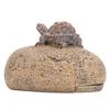 Turtle Stone Key Hider Durable Resin Cute Turtle Decor Fake Rock Key Hider Storage Box for Outside