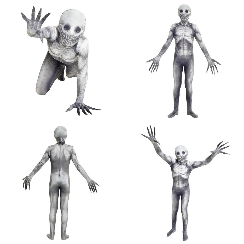 Disfraz Morphsuit de The Rake de Alta Calidad Y Aterrador para Niños y Adultos