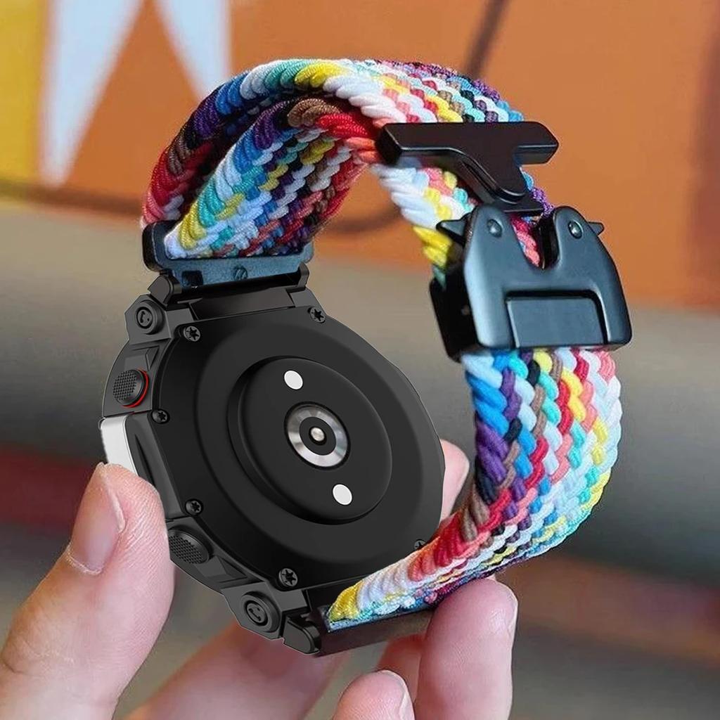 Parachute Style Strap For Huami Amazfit T-REX 2 3 Braided Smart Watchband Sports Bracelet For Xiaomi Amazfit T-Rex/T Rex Pro 2 3