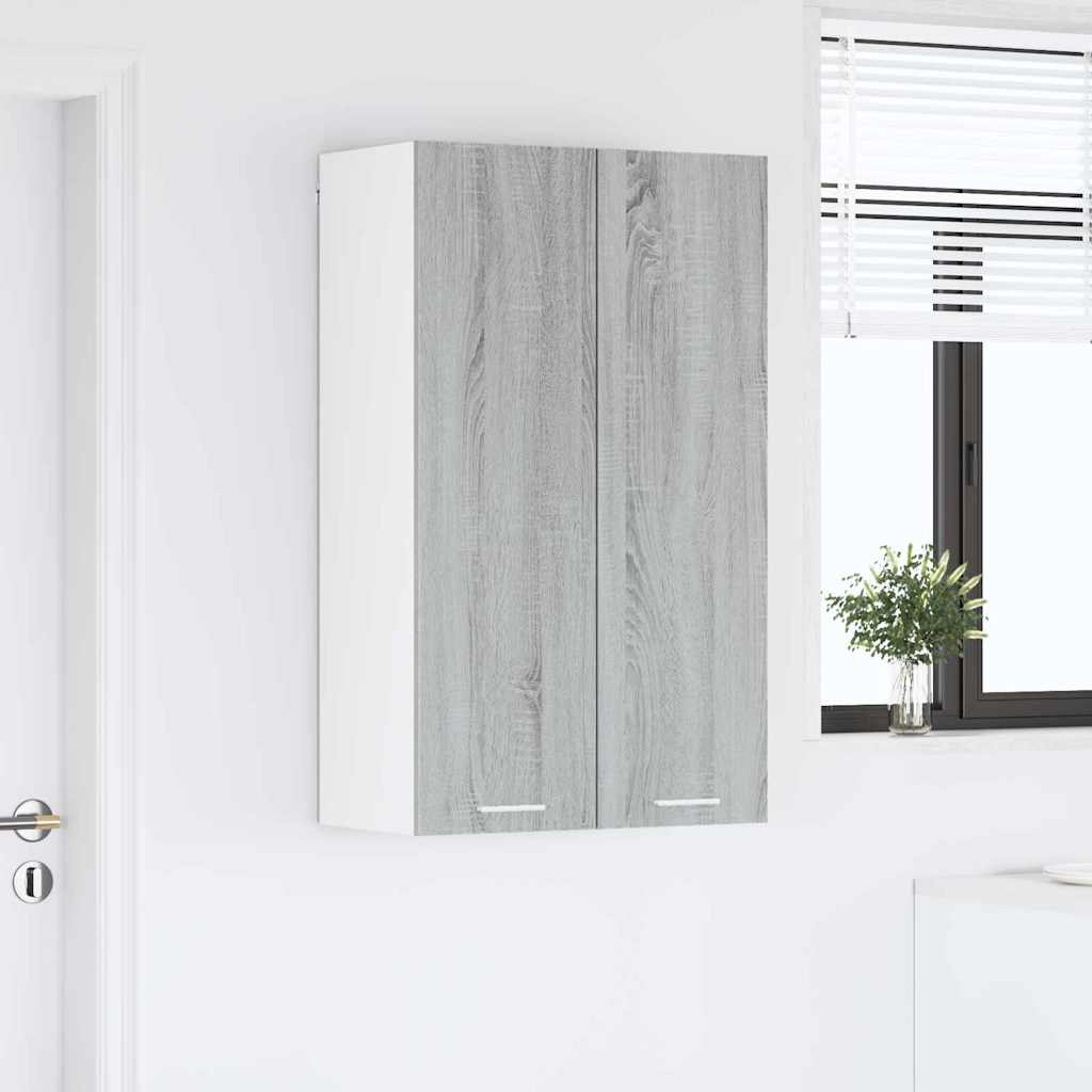 Hanging Cabinet Grey Sonoma 60 X 31 X 100 Cm Particleboard