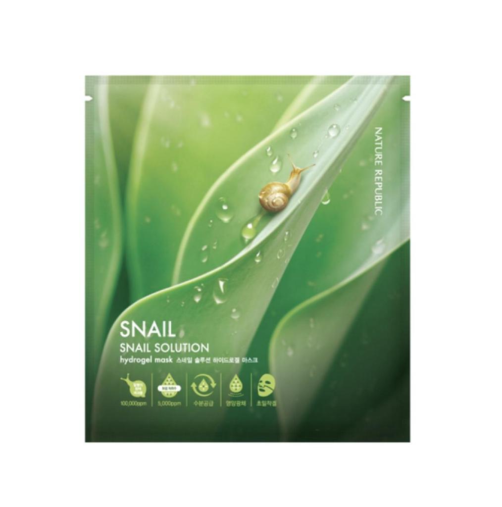 Buy Nature Republic Snail Solution Hydrogel Mask 25g 5 Sheets At Affordable Prices Free Shipping Real Reviews With Photos Joom