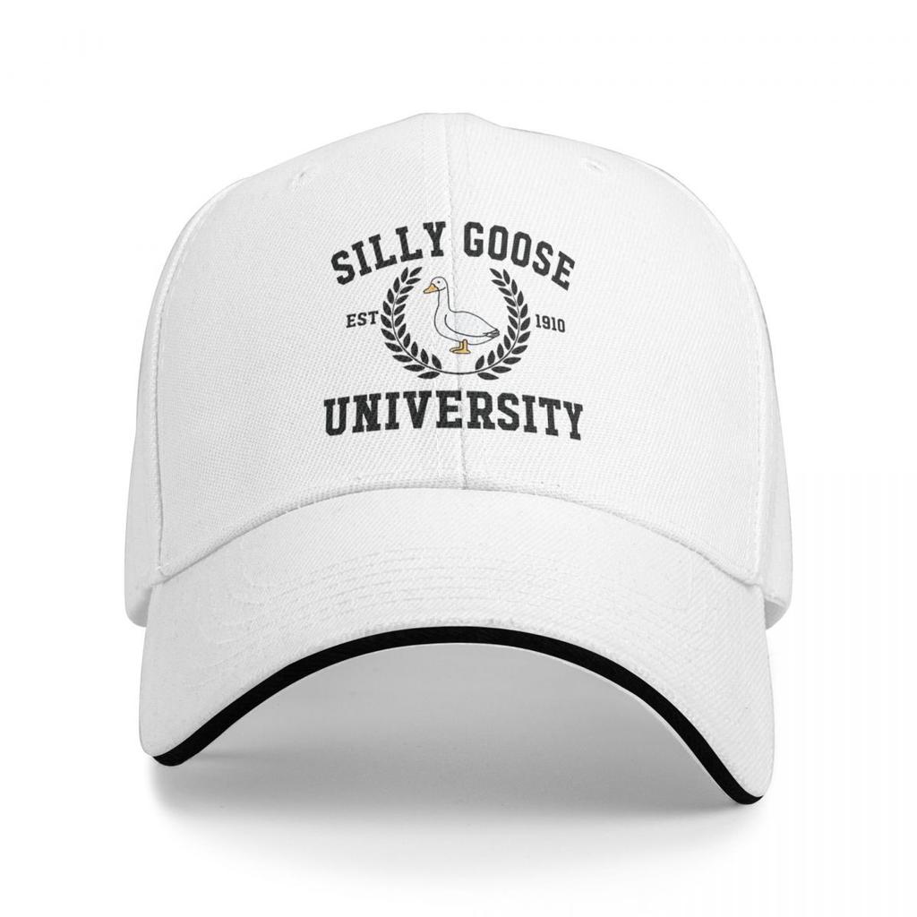 Unisex Baseballkappen Silly Goose University Lustiges Logo Outdoor Streetwear Sommer Sport Baseballkappen Hip Hop Kappe Casquette Hüte