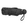 Small 5 Folding Umbrella Pocket Capsule Umbrella Black Umbrella for Rain Shine Dual Use