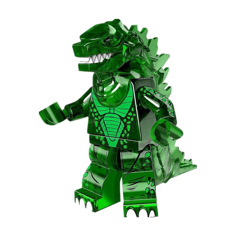 Godzillas Filmreihe Großer Dinosaurier Baustein MonsterKing Mini Animation Actionfiguren Modell Spielzeug Kindergeschenk