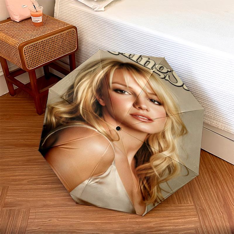 Britney Spears Automatic Umbrella - Suitable Travel Outdoor Portable Umbrella Birthday Gift Daily Essentials