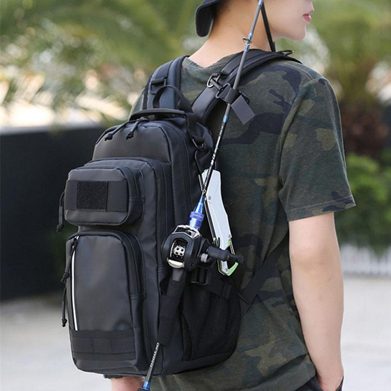 Outdoor Sports Camping Backpack Mountaineering Climbing Bag For Men Trekking Hiking FIshing Lure Box Tackle Travel Handbags