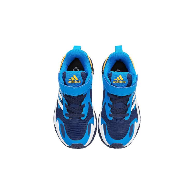 adidas 4Uture Rnr El K Comfortable Slip Resistant, Abrasion Resistant, Lightweight Sports Casual Shoes Blue White Kids' GZ5861