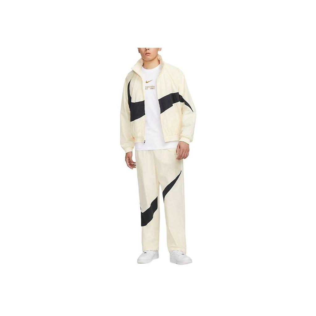coconut milk swoosh tracksuit