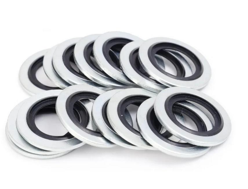 METAL-RUBBER WASHERS Set M6-M24 150 PIECES