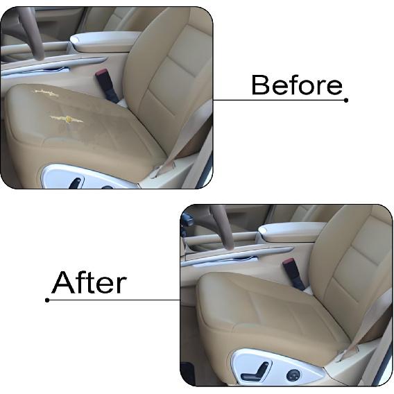 GXARTS Driver Side Bottom Replacement Leather Seat Cover Tan Compatible with Mercedes-Benz ML320 ML350 ML450 ML500 ML550 2009 2010 2011 2012 2013