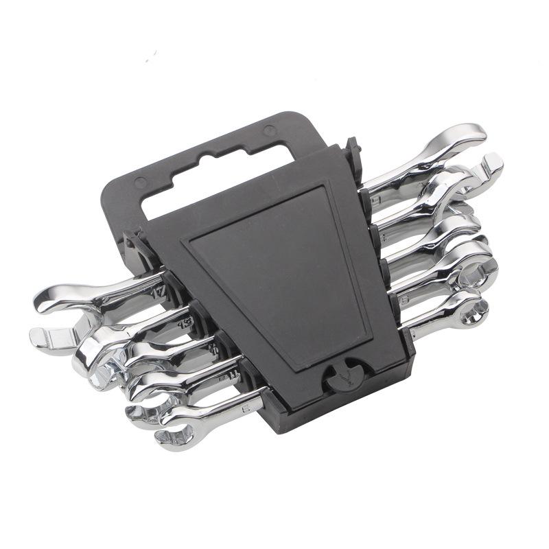 Dual Head Hex Open-End Wrench for High-Pressure Oil Pipe and Brake Pipe Disassembly