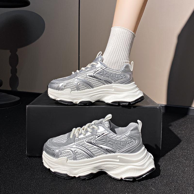Fashion Autumn Sport Shoes for Women Lace-Up Casual Sneaker Breathable Wear Resistant 2024 Trend Fashion Women's Shoes Zapatillas Muje
