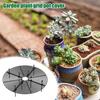 Round/Square Flower Pot Cover Rust-proof Plant Protection Mesh Plant Pot Guards  Dog and Cat Proof