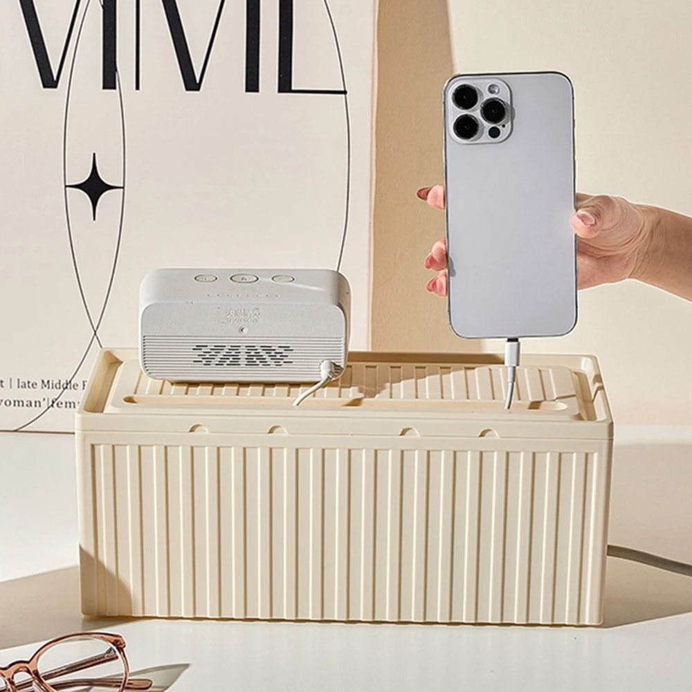 High Capacity Cable Wire Organizer Case Cord Organizer WiFi Router Bracelet  Home