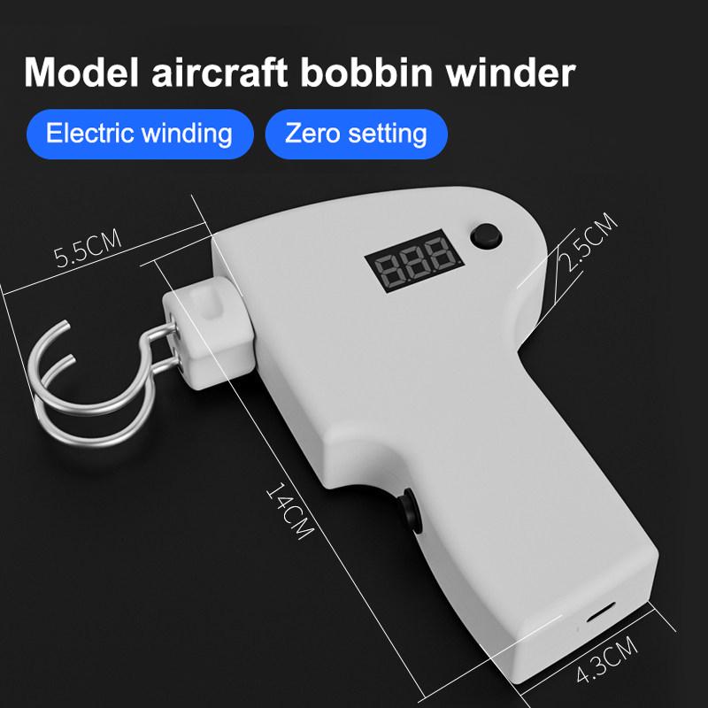 Electric Rubber Band Winder High Efficiency Compact Device for Student Science Experiment Aircraft Model Making no cable