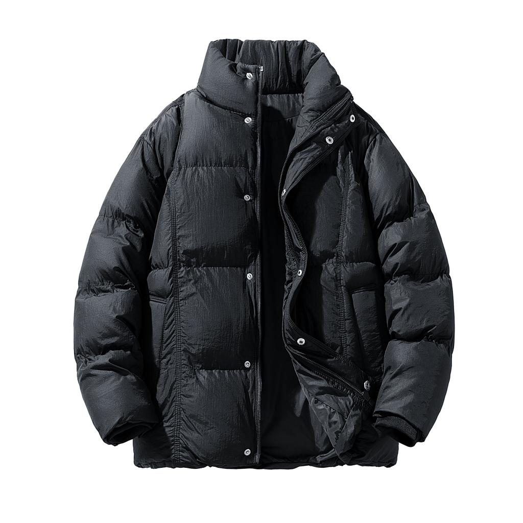 Zimowa kurtka bawełniana męska kurtka typu chleb wersja koreańska slim fit kurtka bawełniana dla par męska casualowa stójka męska i damska kurtka bawełniana dla par