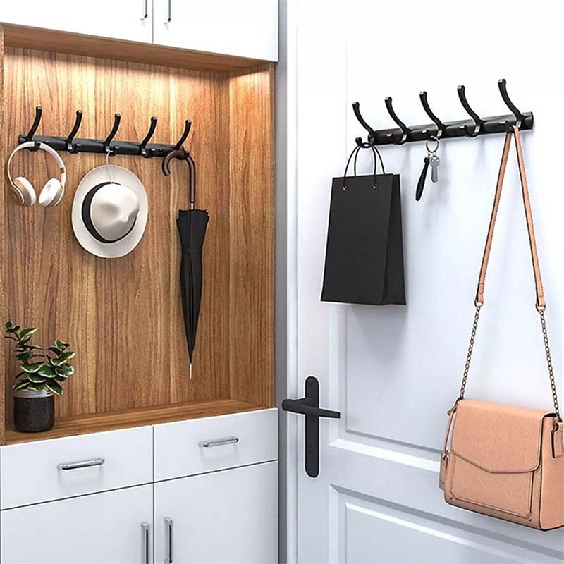 4/5/6 Haken Wandhaken Garderoben Schlüssel Tasche Kleidung Hut Bademantel Haken Kleiderbügel Tragen Vintage Wandhaken Zum Schrauben Badezimmer Aufhängehaken