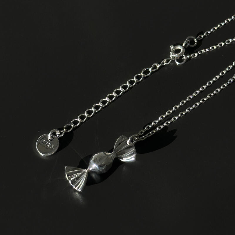 

[925silver] Candy necklace silver