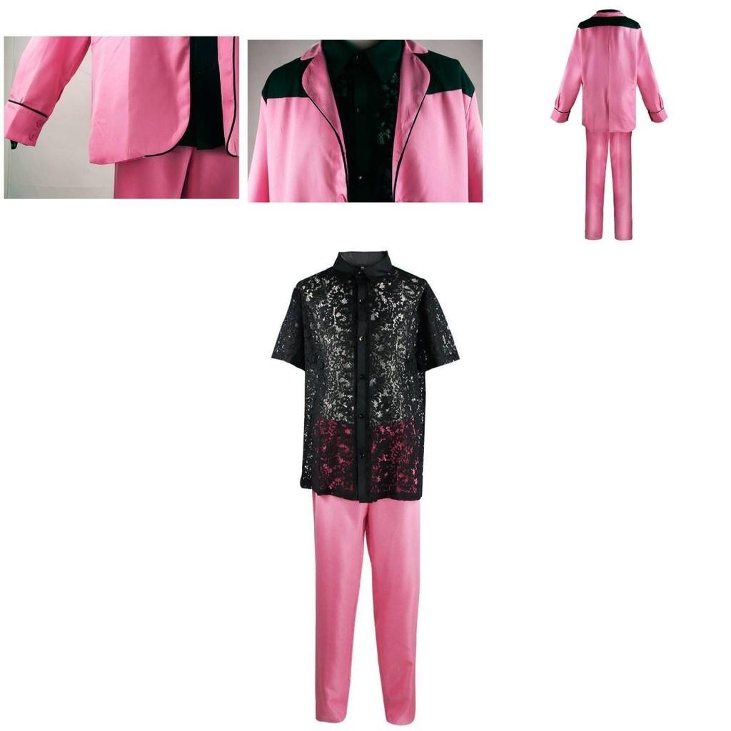 The King Elvis Presley Men's Wonderfully Detailed Costume Coat Cosplay Set