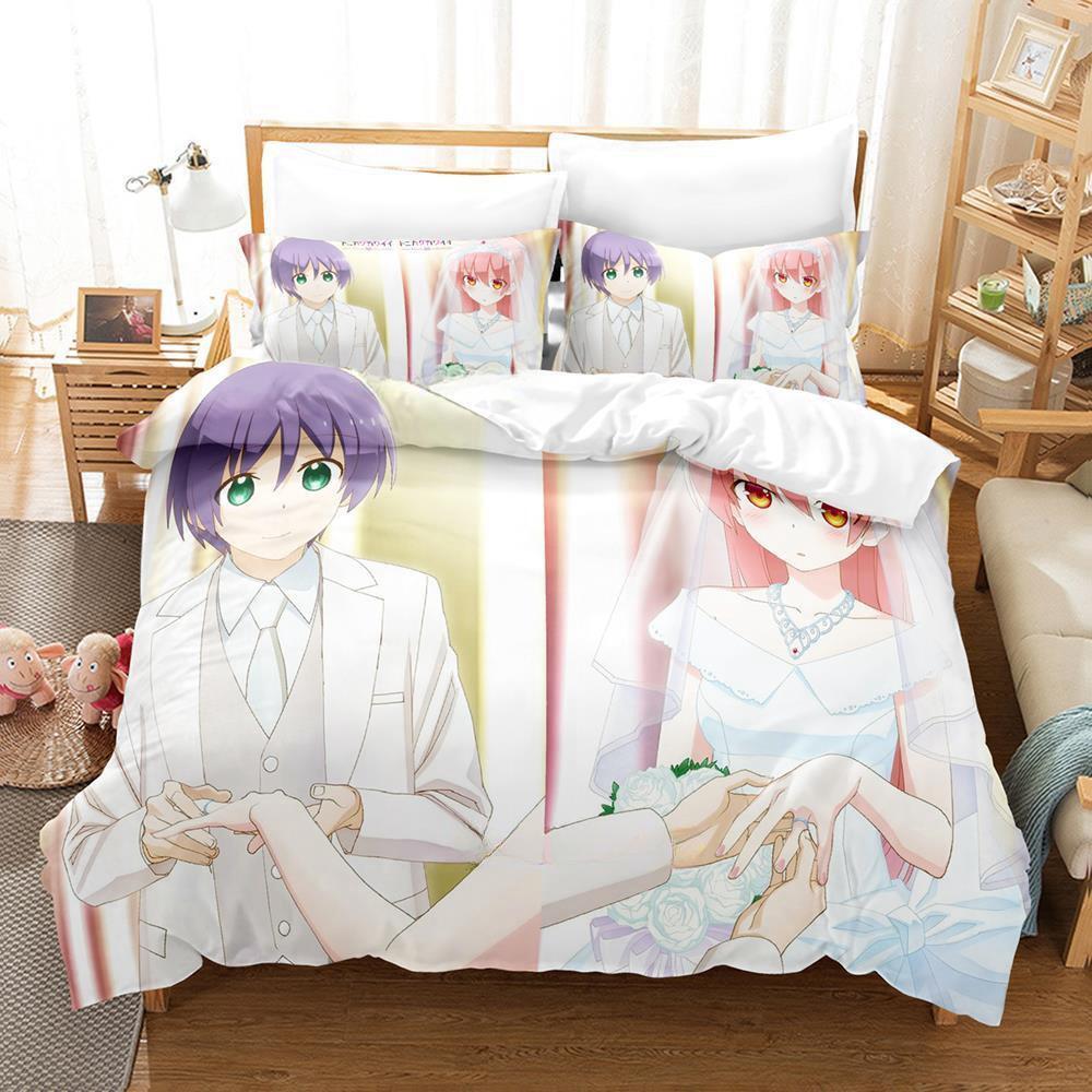 Anime TONIKAWA: Över Månen För Dig Sängkläder Set Enkel Twin Full Queen King Size Sängset Vuxen Barn Sovrum Påslakanset