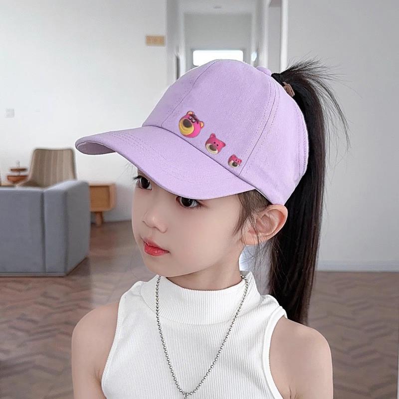 Butterfly Pink Kids Baseball Cap With Sun Protection And Breathable Polyester For Summer Outdoor Use