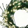 Christmas Tree String Lights 9.8Ft 8-Mode USB Powered Twinkle Warm White LED Christmas Tree Lights For Bedroom Outdoor Garland