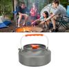 Ceainic de camping în aer liber 1.6L Fierbere rapidă a apei Aliaj de aluminiu Portabil Ceainic de camping