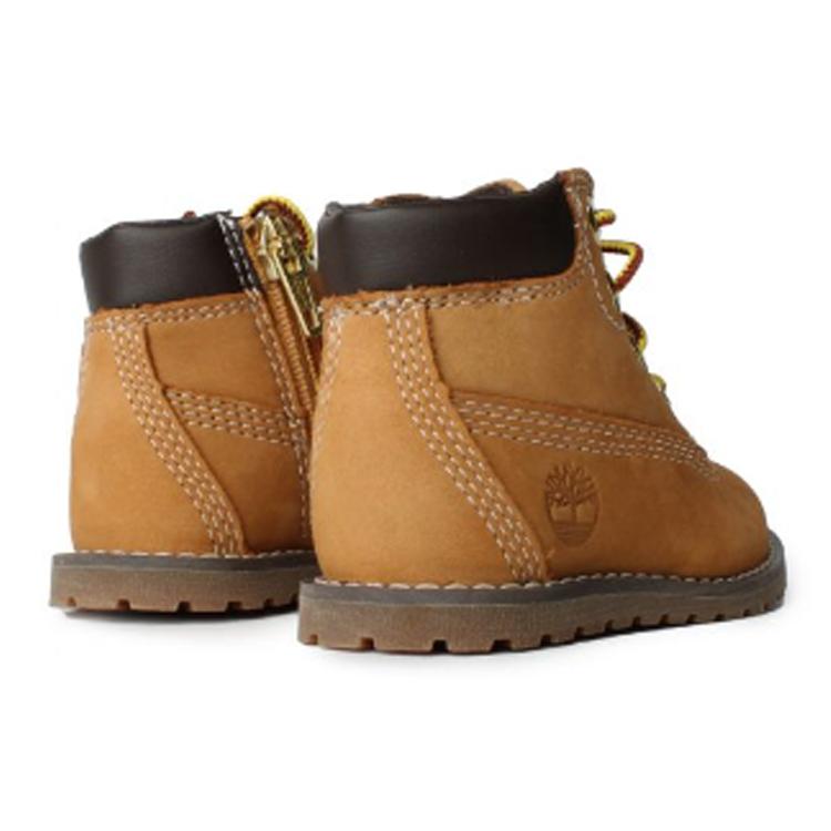 Timberland Pokey Pine 6 Inch Zip Toddler Wheat Baby Sneakers Brown TB0A125Q231